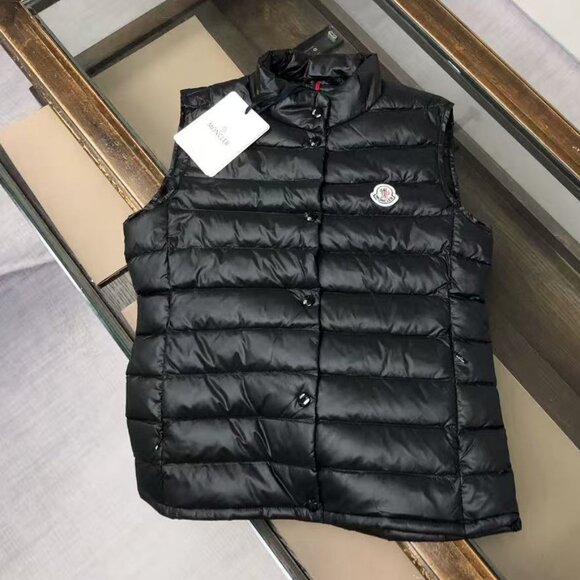 Moncler Jackets & Blazers - Moncler Quilted Black Down Vest | Brand New with Tags, size S